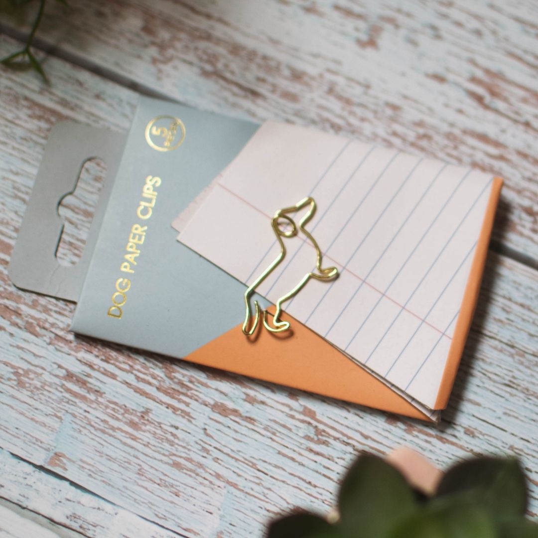 Accessories Doggo Paperclips - Paws Enrich Plan - Dog, Puppy, Nature & Adventure Inspired Stationery