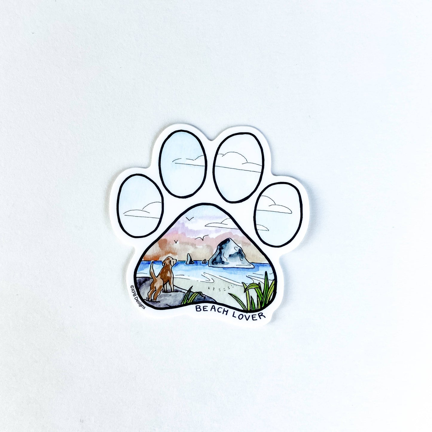 Beach Lover Sticker