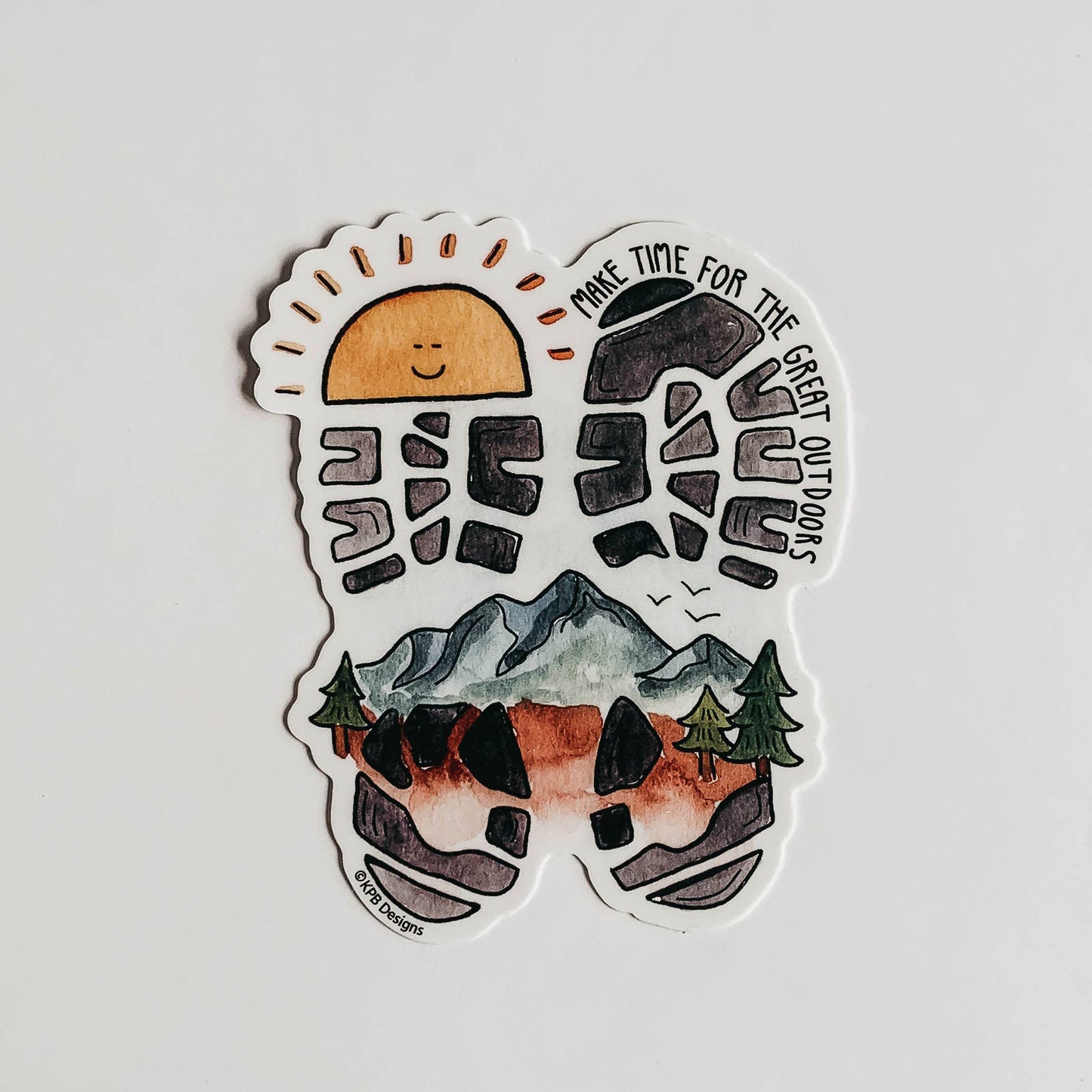 Shoe Print Sticker