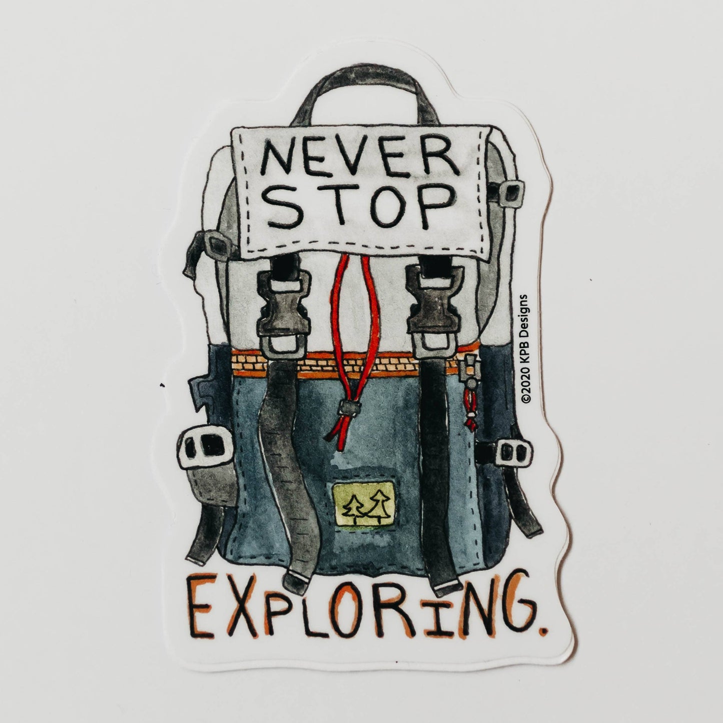 Backpack Sticker