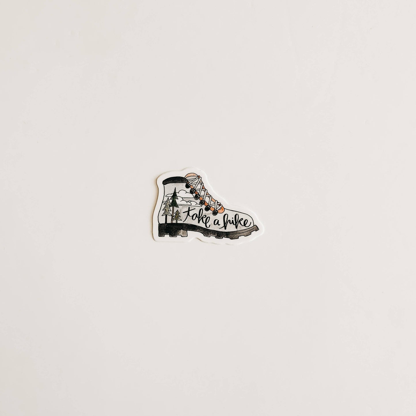 Mini Hiking Boot Sticker