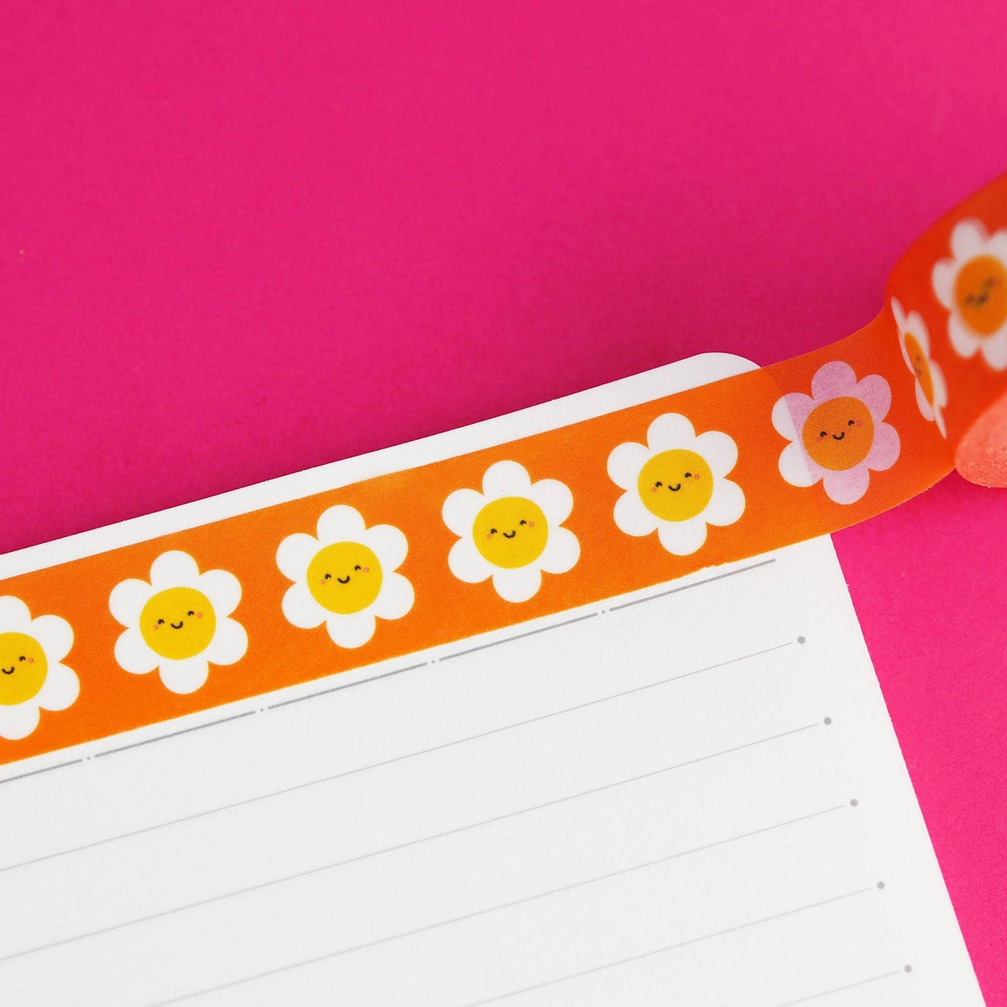 Darling Daisies Orange Washi Tape