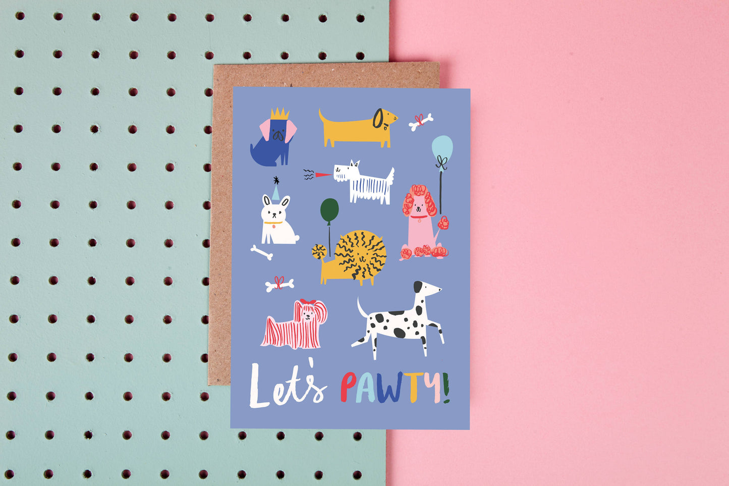 Let's Pawty- Birthday Card