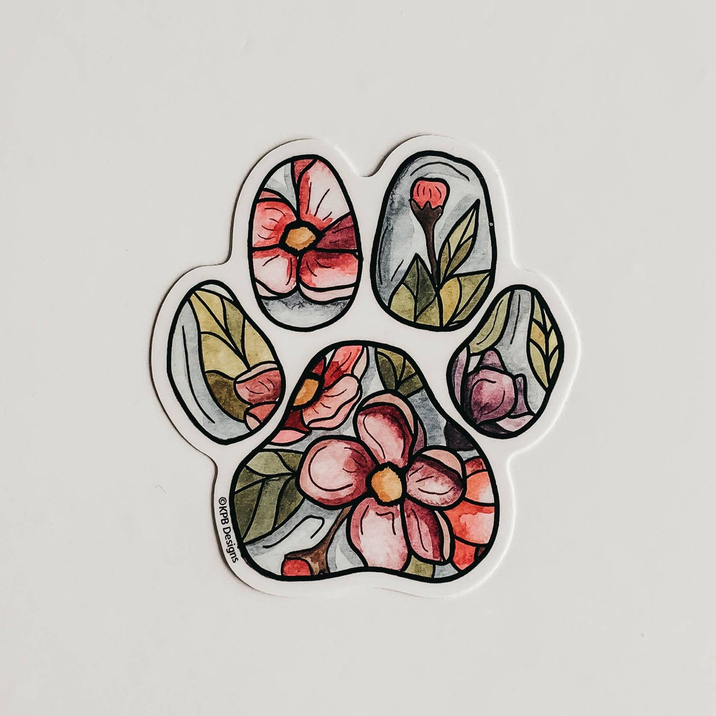 Flower Paw Sticker