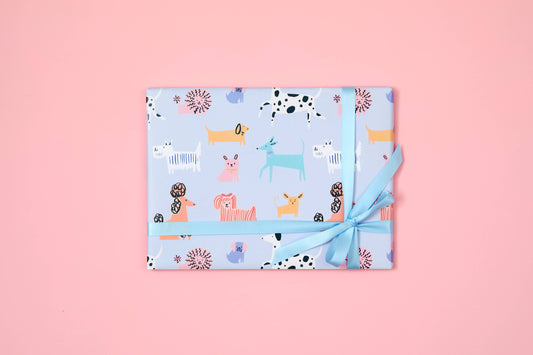 Cute Dogs Wrapping Paper Gift Wrap
